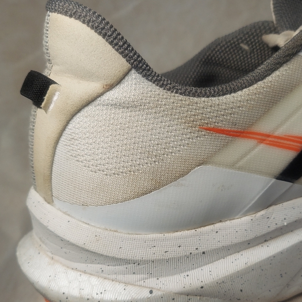 Saucony Tempus Men's Running Shoes Size 15 White ViZiOrange Stability Sneakers - Picture 13 of 14
